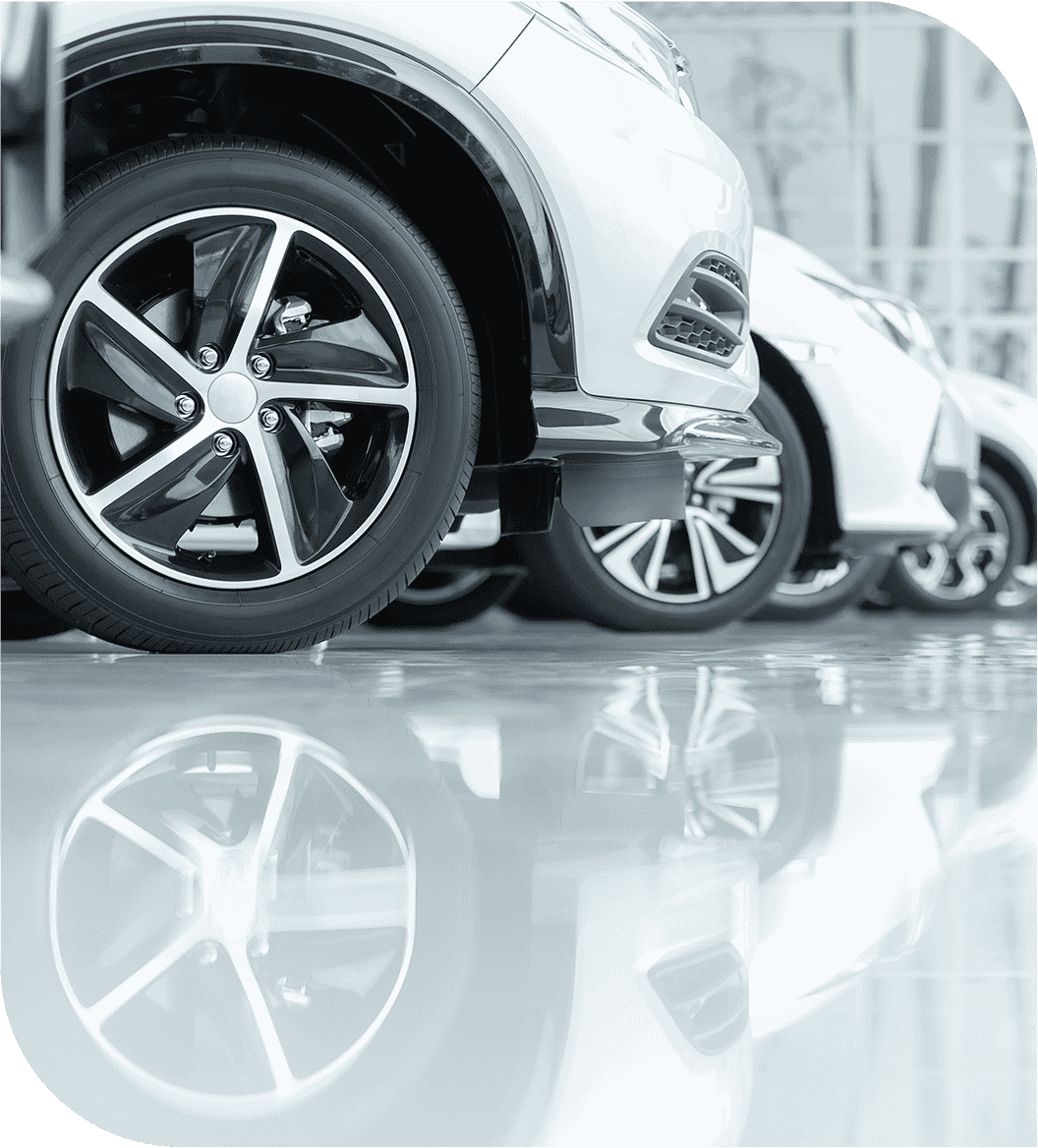 Cars on a clean floor